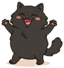Довольный кот